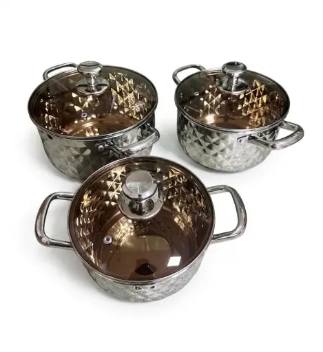 Ensemble de Casseroles 3 pcs